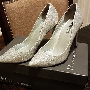 Silver Sparkly Heels